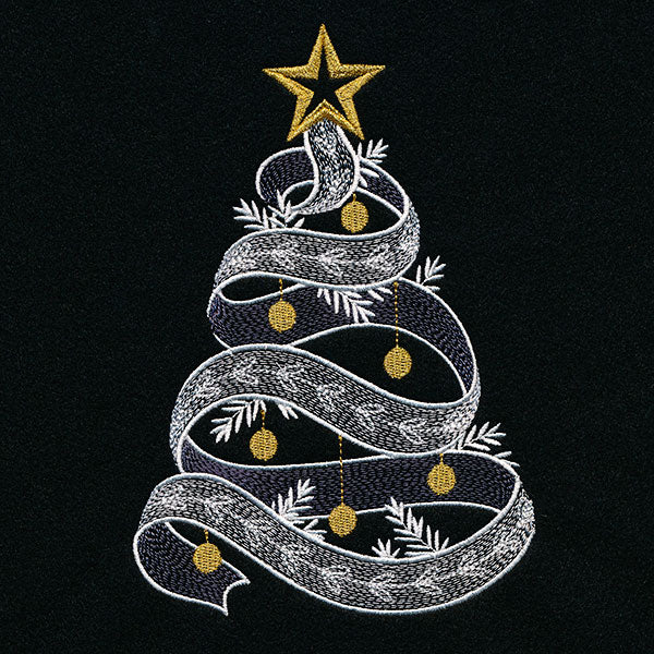 Baubles & Ribbon Christmas Tree - Image 4