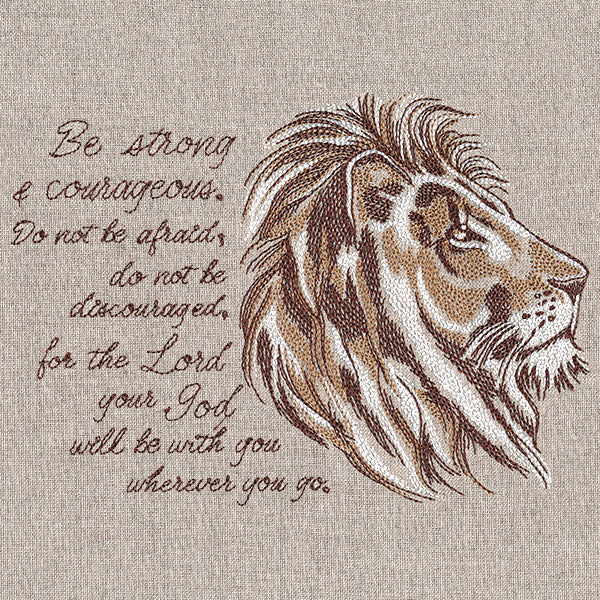 Be Strong and Courageous Lion - Image 3