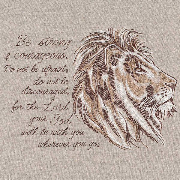 Be Strong and Courageous Lion - Image 4