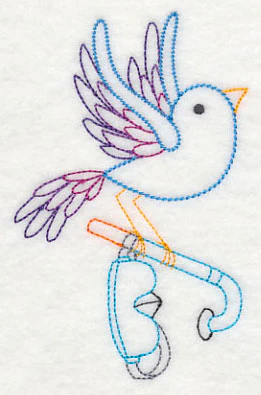 Beach Bum Bird with Snorkel (Vintage) - Image 3