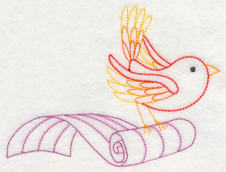 Beach Bum Bird with Towel (Vintage)