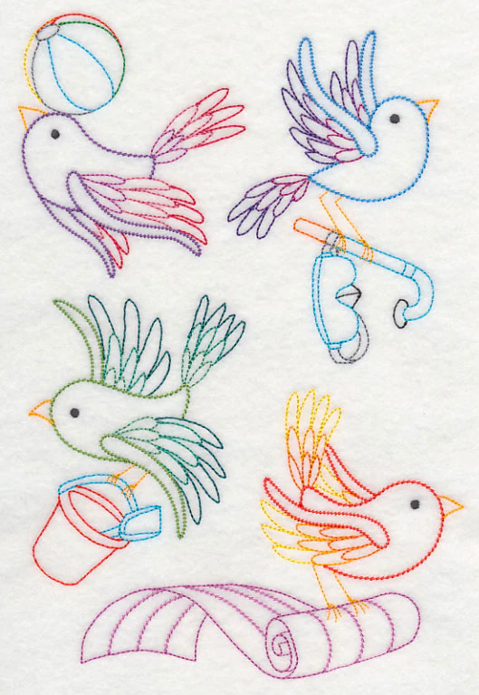 Beach Bum Birds (Vintage)