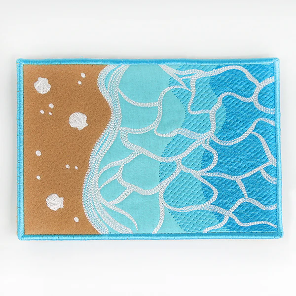 Beach Time Mug Rug (In-the-Hoop) - Image 3