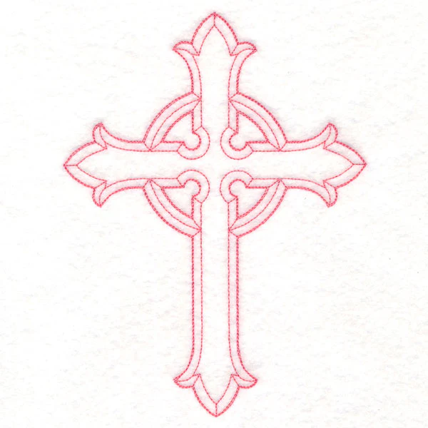 Beautiful Beveled Cross (Vintage) - Image 2