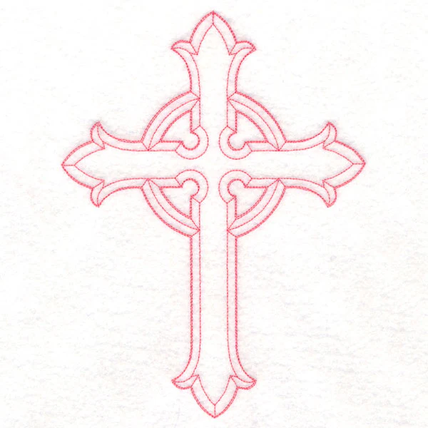 Beautiful Beveled Cross (Vintage) - Image 5