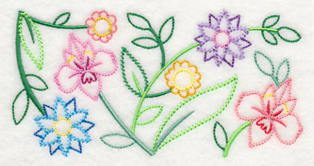 Beautiful Blossom Bunch Border (Vintage) - Image 3