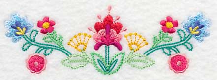 Beautiful Bohemian Blooms Border (Vintage) - Image 3
