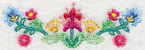 Beautiful Bohemian Blooms Border (Vintage) - Image 5