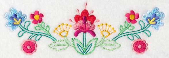 Beautiful Bohemian Blooms Border (Vintage) - Image 6
