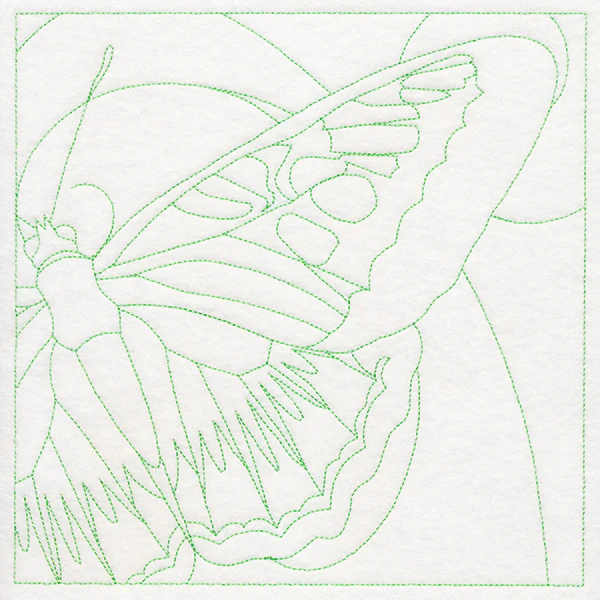 Beautiful Butterfly Quilting Square (Double Run) - Image 6