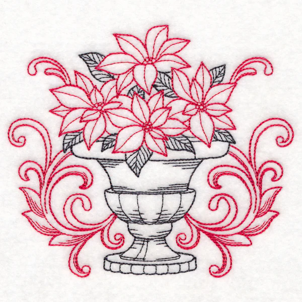 Beautiful Christmas - Poinsettia Bouquet - Image 4