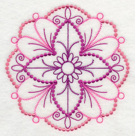 Beautiful Medallion Circle (Candlewicking) - Image 3