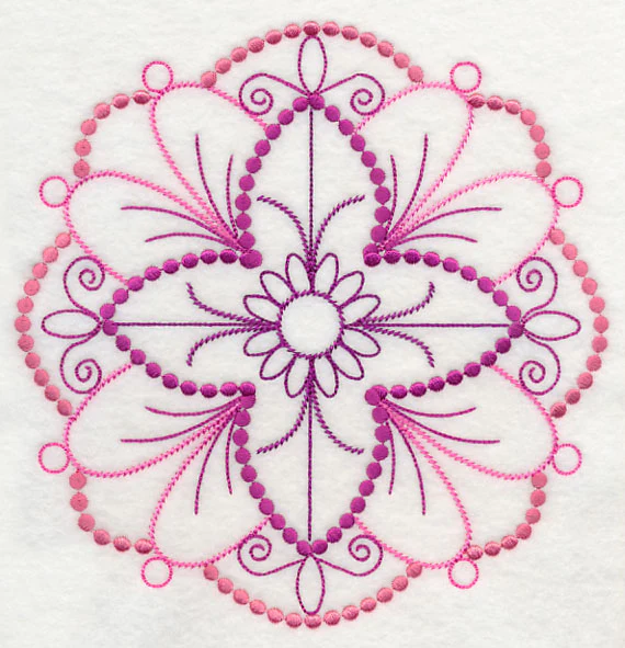 Beautiful Medallion Circle (Candlewicking) - Image 6