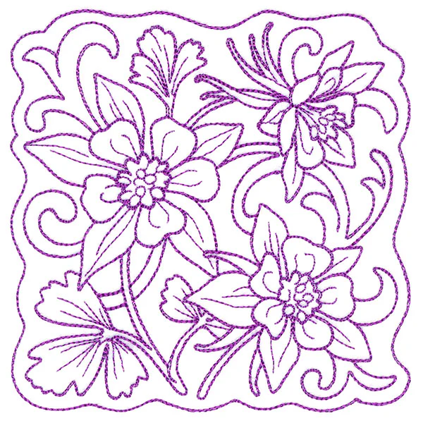 Beauty in a Stitch - Columbine - Image 4