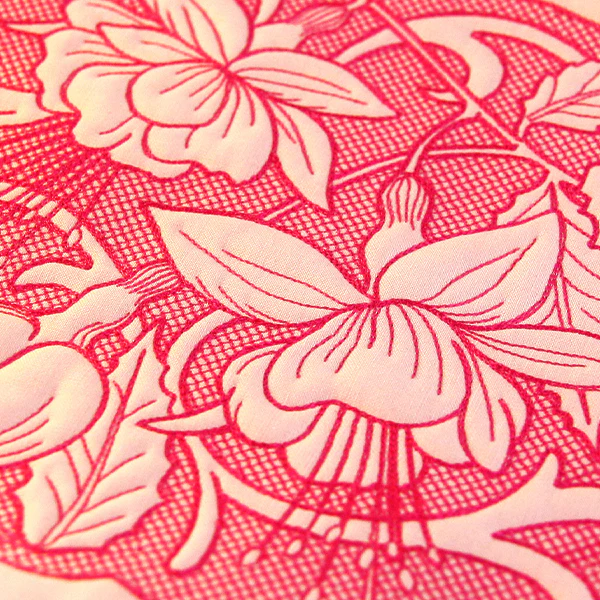 Beauty in a Stitch - Fuschia (Trapunto) - Image 6