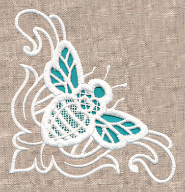 Bee Beauty Corner (Cutwork) - Image 2