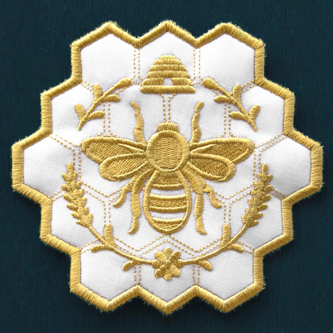 Bee in the Kitchen Trivet (In-the-Hoop) - Image 3