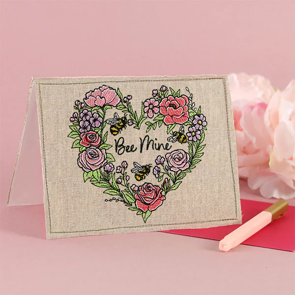 Bee Mine Buzzing Blossoms Heart - Image 2