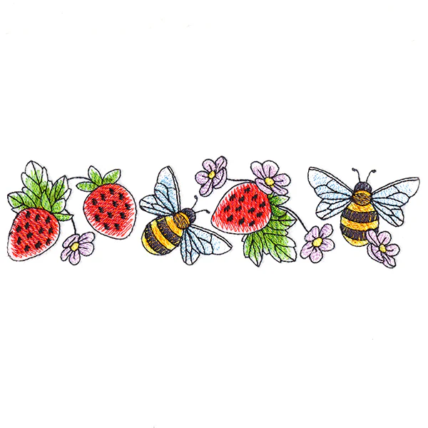 Bees & Berries Border - Image 7