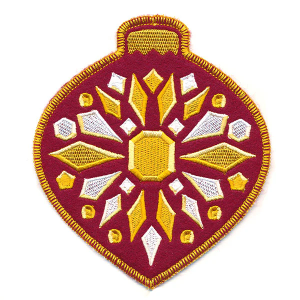 Bejeweled Christmas Ornament (In-the-Hoop) - Image 2