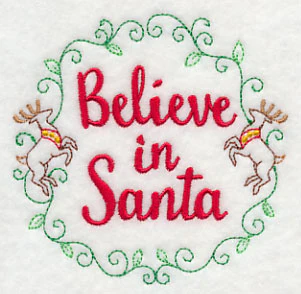 Believe in Santa Wreath - Image 5
