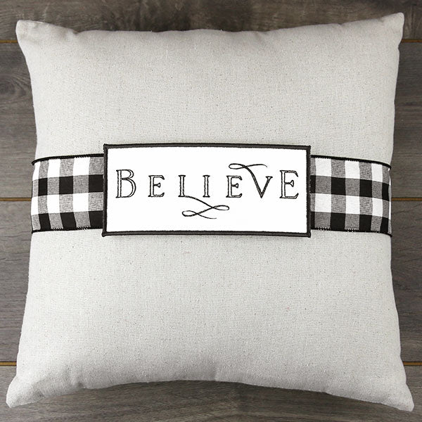 Believe Pillow Wrap (In-the-Hoop) - Image 5