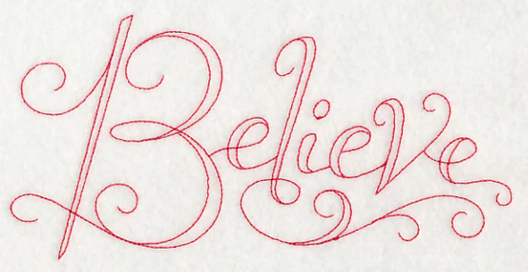 Believe (Redwork) - Image 12