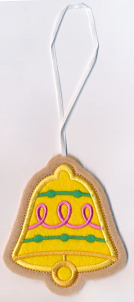 Bell Cookie Ornament (In-the-Hoop) - Image 2