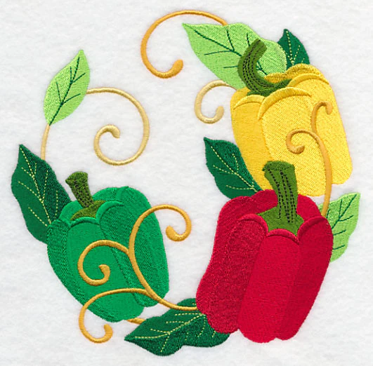 Bell Pepper Wreath - Image 2
