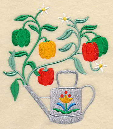 Bell Peppers and Watering Can - Image 3