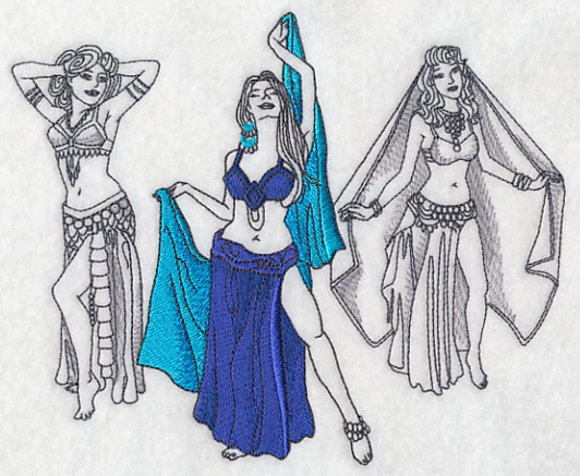 Belly Dance Fashion Plate - Image 2