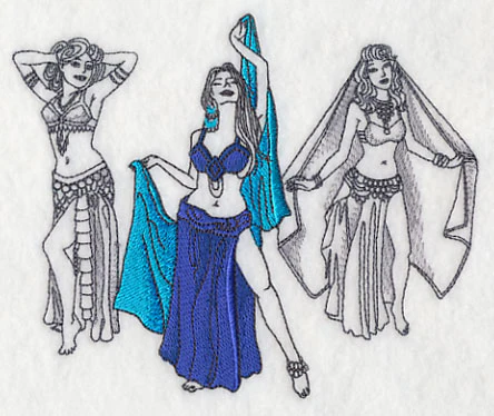 Belly Dance Fashion Plate - Image 3