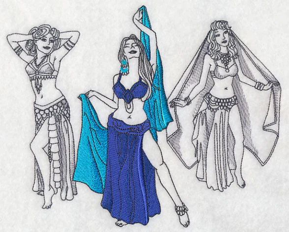 Belly Dance Fashion Plate - Image 4