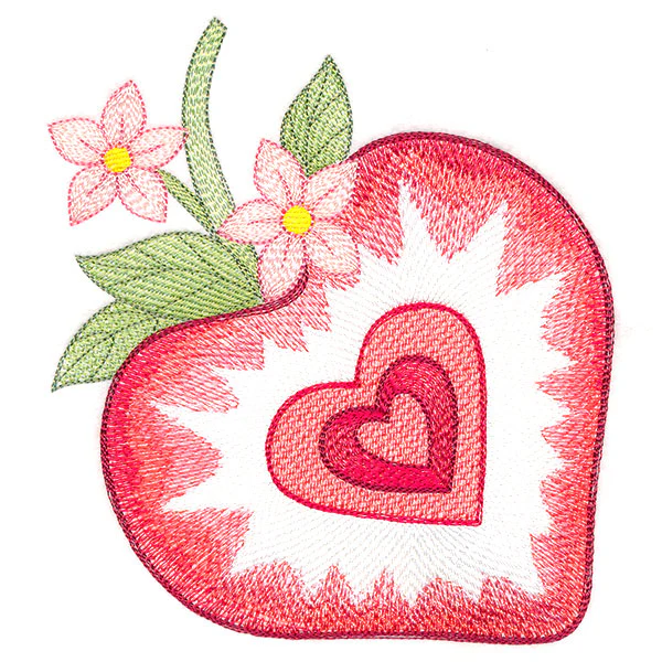 Berry Sweet Strawberry Heart - Image 2