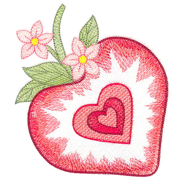 Berry Sweet Strawberry Heart - Image 3