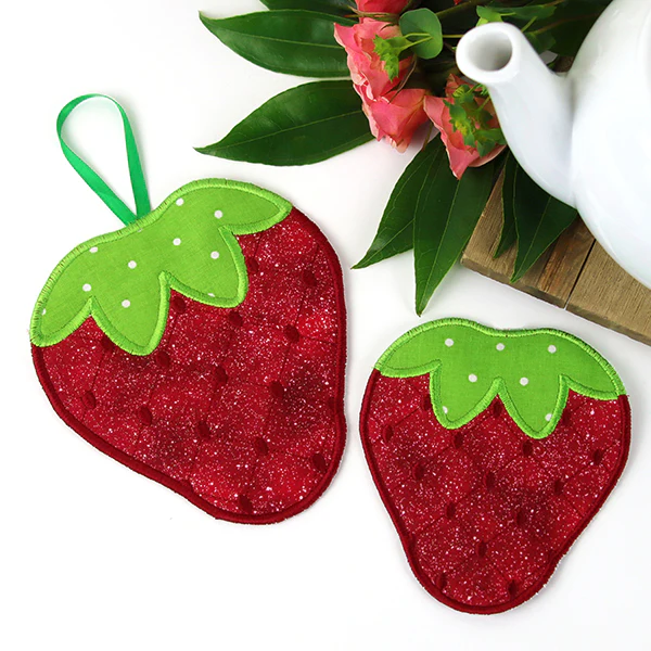 Berry Sweet Strawberry Trivet (In-the-Hoop) - Image 4