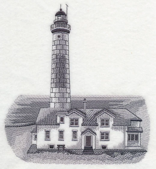 Big Sable Point Lighthouse Sketch (Michigan) - Image 5