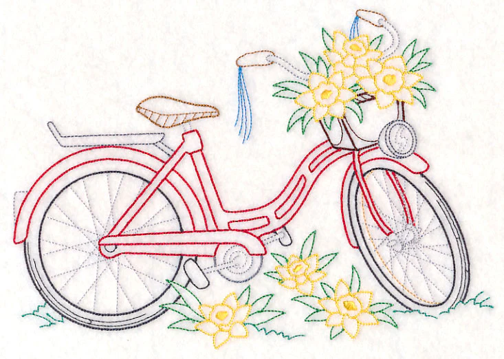 Bike of Blooms - Daffodils
