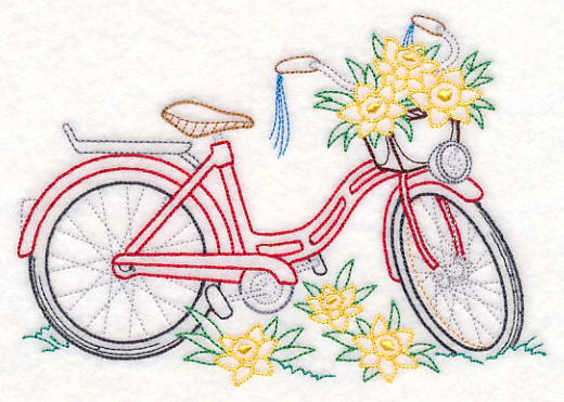Bike of Blooms - Daffodils - Image 3