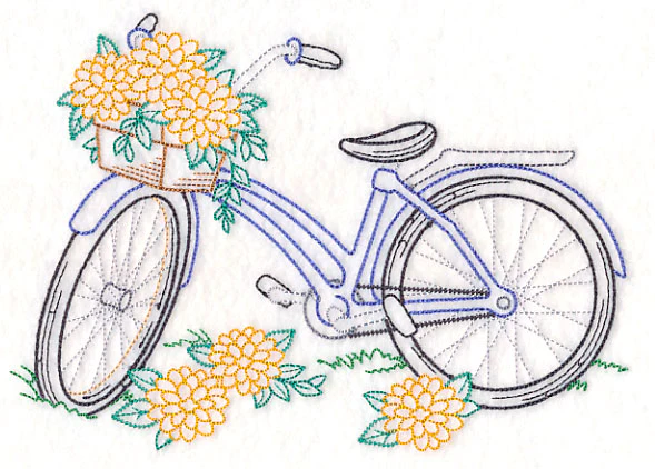 Bike of Blooms - Dahlias - Image 2