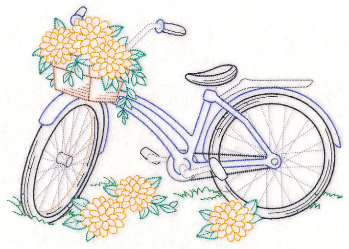 Bike of Blooms - Dahlias - Image 5