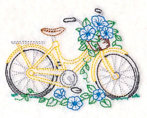 Bike of Blooms - Morning Glories - Image 4