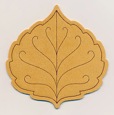 Birch Leaf Coaster (In-the-Hoop) - Image 3