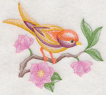 Bird Perching Pretty (Toile) - Image 3