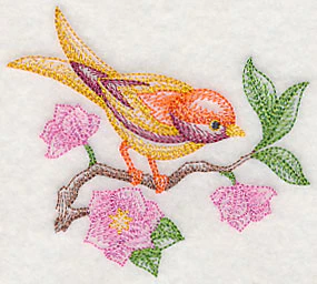 Bird Perching Pretty (Toile) - Image 4