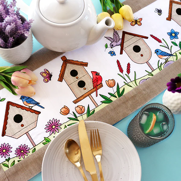 Birdhouse Block Party Build-A-Scene Square 3 (Applique) - Image 12