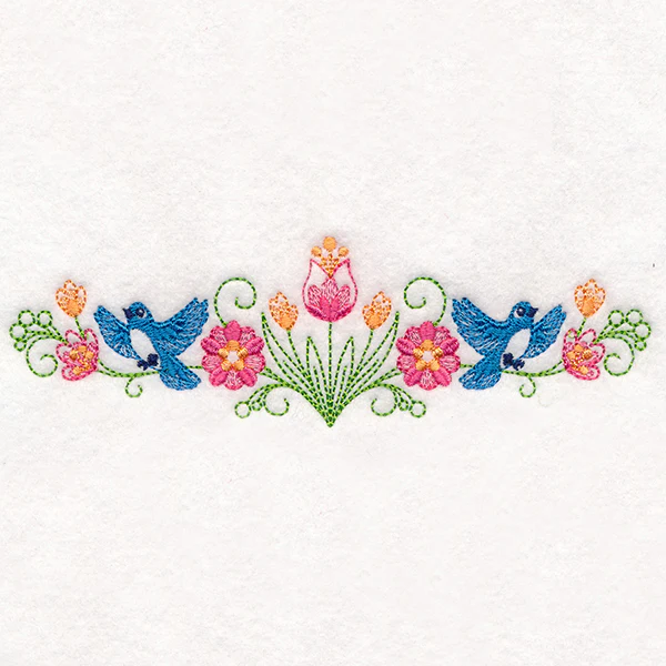Birdies and Wildflower Border - Image 7
