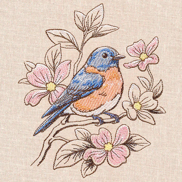 Birds and Blooms - Bluebird - Image 5