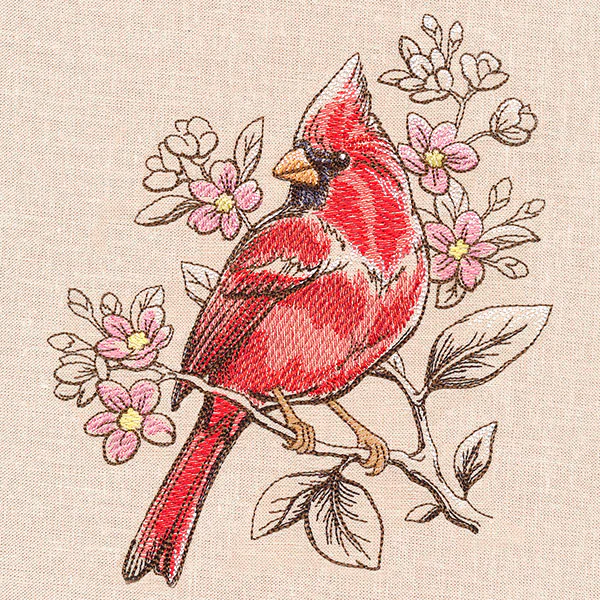Birds and Blooms - Cardinal - Image 3