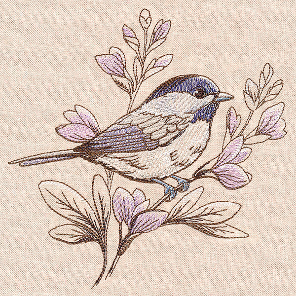 Birds and Blooms - Chickadee - Image 3